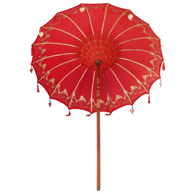 Baliński Parasol Czerwony 185 x 185 x 260 cm