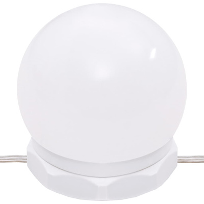 vidaXL Toaletka z oświetleniem LED, czarna, 86,5x35x136 cm