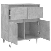 vidaXL Komoda, szarość betonu, 60x35x70 cm, materiał drewnopochodny wariant 4