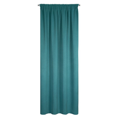 Zasłona Carlo ciemnoturkusowa 130x300