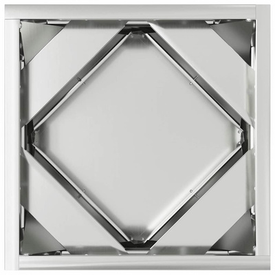 Donica Srebrny 30 x 30 x 30 cm Stal Galwanizowana