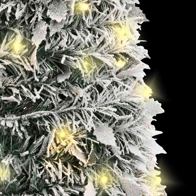 Sztuczna choinka typu pop-up, ośnieżona, 100 LED, 150 cm