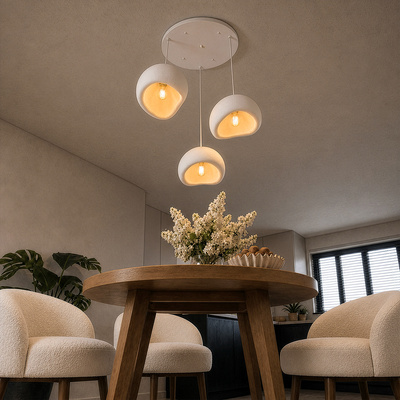 Lampa wisząca Ostia 3xE27 okrąg KJ2184