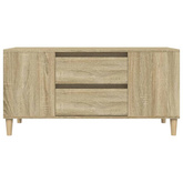 Szafka pod TV, dąb sonoma, 102x44,5x50 cm vidaXL
