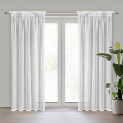 Firana Marina biała 140x270