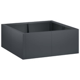 Mur oporowy 4 szt. 100 x 100 x 30 cm Stal antracytowy
