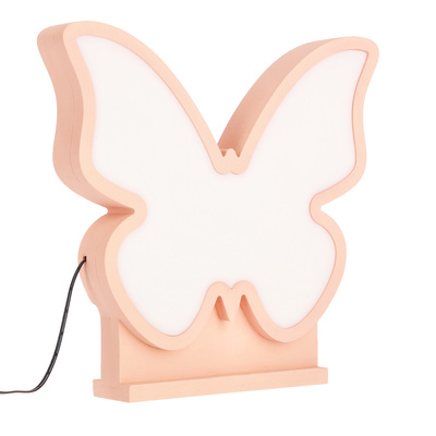Butterfly lampa stołowa 14w led 3000k iq kids różowy
