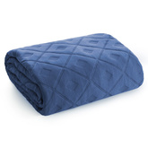 Narzuta granatowa 170x210