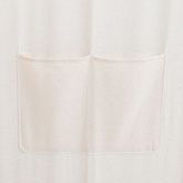 Parawan 5-panelowy, kremowy, 200 x 170 x 4 cm, tkanina