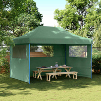 Namiot Imprezowy Zielony 279 x 410 x 315 cm Materiał Oxford