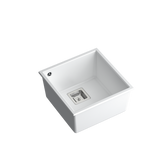 DAVID 40 GraniteQ snow white/elementy stalowe