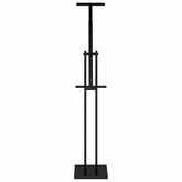 Stoiska na targi Czarny 26,5 x 26,5 x 150 cm Stal