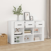 vidaXL Komoda, biała, 100x30x59,5 cm, materiał drewnopochodny