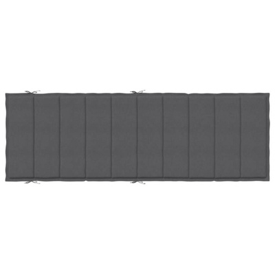 vidaXL Poduszka na leżak, antracytowy melanż, 186x58x3 cm