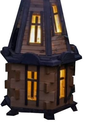 Wiatrak ogrodowy z ośwetleniem solarnym LED 100cm W3_S