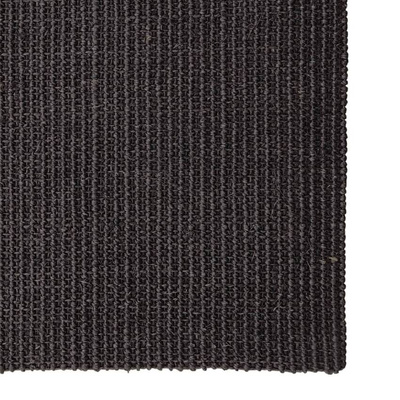 vidaXL Dywanik, naturalny sizal, 100x250 cm, czarny