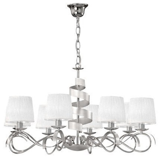 Lampa wisząca chrom 8xE14 żyrandol Denis 38-23452