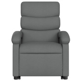 vidaXL Podnoszony fotel masujący, elektryczny, rozkładany, ciemnoszary