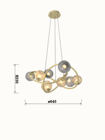 Lampa wisząca METZ 7015-804