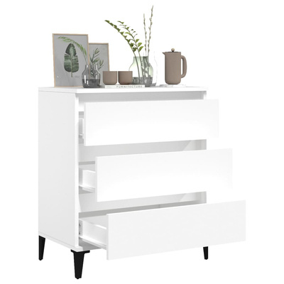 vidaXL Komoda, biała, 60x35x70 cm, materiał drewnopochodny wariant 4