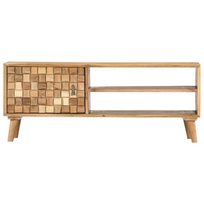 vidaXL Szafka pod TV, 100 x 35 x 40 cm, lite drewno akacjowe