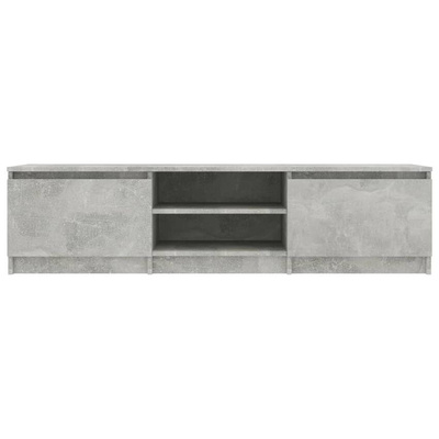 vidaXL Szafka pod TV, betonowy szary, 140x40x35,5 cm