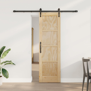 Drzwi przesuwne ORKDAL 61 x 198,5 cm Lite drewno sosnowe