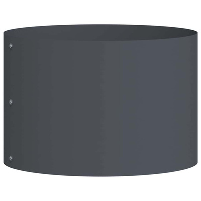 Pierścień doniczki Antracyt 30 x 30 x 20 cm Stal zimnogięta