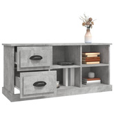 vidaXL Szafka pod TV, szarość betonu, 102x35,5x47,5 cm