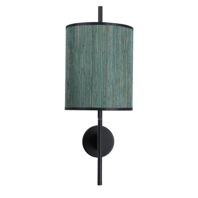Bendi Lampa ścienna kinkiet czarny, Abażur zielony 21-25296