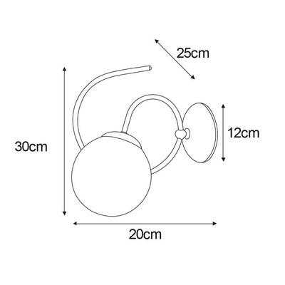 Kinkiet K-5128 z serii FLORO
