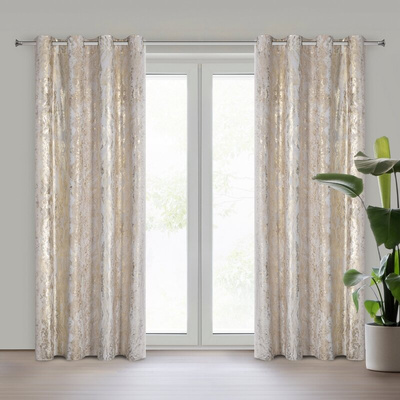 Zasłona Sofi kremowa 135x250