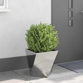 Donica 2 pcs Srebrny 40 x 40 x 40 cm Stal nierdzewna