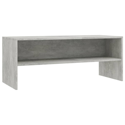 vidaXL Szafka pod TV, betonowy szary, 100x40x40 cm