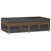 vidaXL Pokrowiec na meble ogrodowe, 8 oczek, 125x70x35 cm, prostokąt