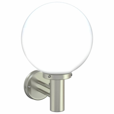 Zewnętrzna lampa ścienna 2 pcs Srebrny 28 x 25 x 38 cm