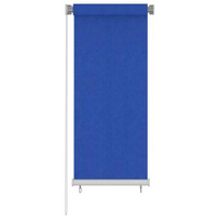vidaXL Roleta zewnętrzna, 60x140 cm, niebieska, HDPE
