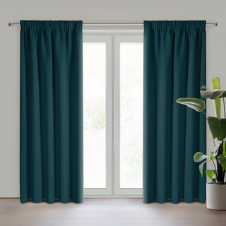 Zasłona Logan petrol 135x270