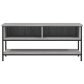 vidaXL Szafka pod TV, szary dąb sonoma, 100x35x45 cm