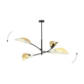 Lampa sufitowa  LOTUS 4 WHITE/GOLD
