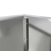 Donica Srebrny 75 x 75 x 60 cm Stal Galwanizowana
