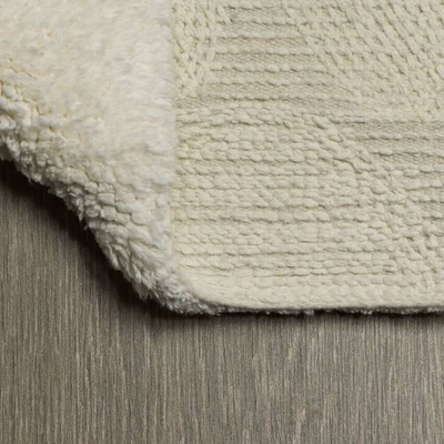 Sealskin Dywanik łazienkowy Pebbles, bawełna, 60x90 cm, kość słoniowa