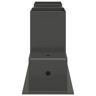 Pomoc w układaniu drewna kominkowego 2 pcs antracytowy Stal