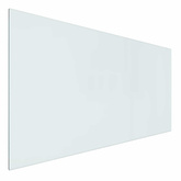 Szklana płyta kominkowa przezroczysty 100 x 50 cm Szkło