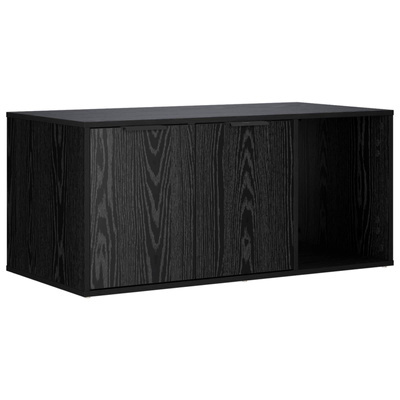 Meble dla kota Czarny dąb 100 x 49 x 45 cm Drewno inżynieryjne