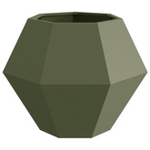 Donica Zielony oliwkowy 75 x 75 x 60 cm Stal