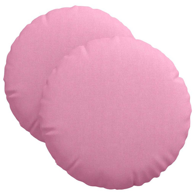 Poduszki na siedziska 2 pcs Różowy ?40 x 13 cm tkanina
