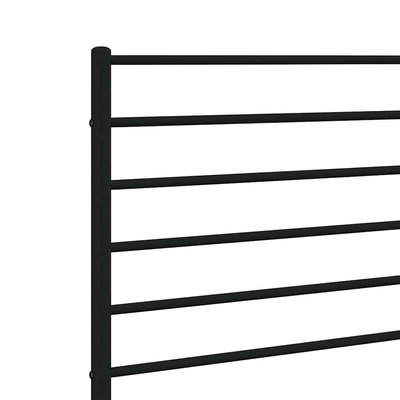Metalowe wymienne wezgłowie, czarne, 107 cm