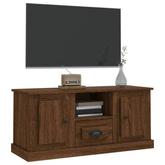 vidaXL Szafka pod TV, brązowy dąb, 100x35,5x45 cm