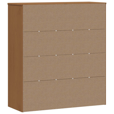 Klatka MOLDE Karmel 90 x 35 x 100 cm Lite drewno sosnowe